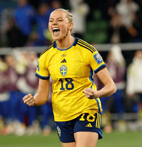 Gruppfinal med blågul guldkant